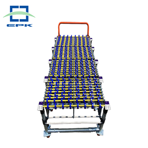 Sıcak satış fabrika doğrudan tedarik çelik yerçekimi paten tekerleği teleskopik makaralı konveyör - Product Image 1