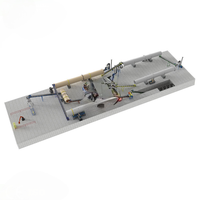 Nouveau Type de fumier de volaille ligne d'engrais organique granulateur à disque PLC moteur contrôlé 1-5 t/h capacité facile