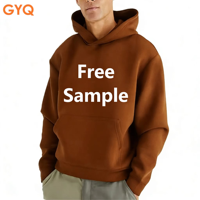 Sweat à capuche surdimensionné personnalisé pour hommes, en coton French Terry épais (350, 400, 500 g/m²), avec impression en relief (450 g/m², 500 g/m²)