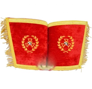 Tablier fédora, 18 degrés, ensemble de col, gant avec Croix Rose - Product Image 6