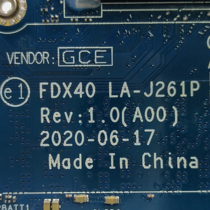 Pour Dell Latitude 7310 7410 ordinateur portable carte mère I5-10310U I7-10610U I7-10810U 16G LA-J261P 04J6CM 0RCDY9 CN-00N7RN - Product Image 4