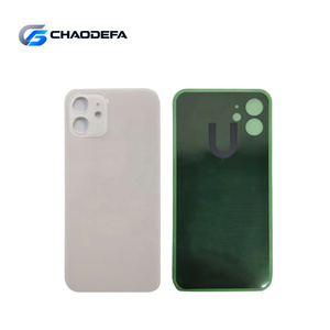 แผงกระจกด้านหลังแบบ OEM ราคาประหยัด ดีไซน์รูใหญ่ สำหรับ iPhone 12 Mini พร้อมฝาหลังแบตเตอรี่และสติกเกอร์กระจกด้านหลัง - Product Image 4