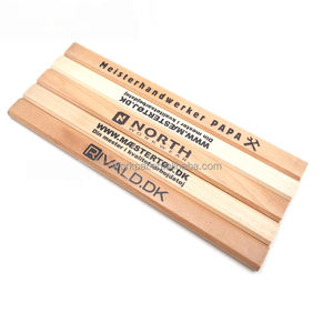 Basswood 7 inci kualitas tinggi dicat tubuh HB 4H Lead Octangle pensil tukang kayu - Product Image 5