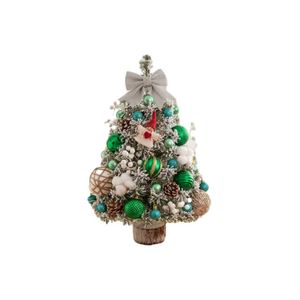 Adornos Navideños de PVC Artificiales Pequeños al por Mayor 2024, Decoración Navideña para Mesa y Hogar, Árbol de Navidad para Negocios - Product Image 1
