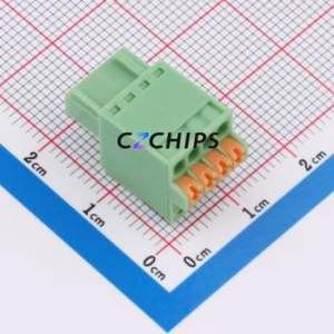 XY2500F-T-2.5-4P Plug-in Terminal Block P=2.5mm Connector ( Connector Type: Plug )( Construction: 1x4P )( Pitch: 2.5mm ) - Product Image 1