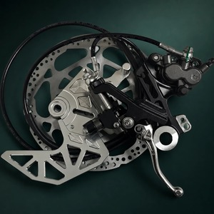 Kit de frein arrière hydraulique Segway X160/X260, pièces de rechange OEM, acier inoxydable haute résistance, argent, 2025 2026 - Product Image 1