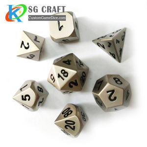 Dadi poliedrici personalizzati 20 lati Rpg grandi in bianco Multi colore mentale <span class=keywords><strong>D8</strong></span> dadi in metallo tungsteno - Product Image 3