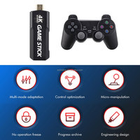 Vente flash 2022 : Gd10 Mini Video Gamestick, manette sans fil, sortie TV HD intégrée, lecteur de jeux vidéo rétro portable