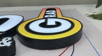 Lettres en PVC sur mesure avec éclairage LED, bandes LED, éclairage frontal en acrylique, enseignes lumineuses pour les devantures de magasins, éclairage extérieur pour les écoles