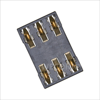 WECONN IATF 16949/ISO 9001 WL-SIM190-118 6PIN+0 H=1,90mm Push-Pull SIM-Karten-Anschlussbuchse Anpassbare SIM-Kartenhalterung