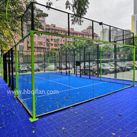 Terrain de padel panoramique de qualité supérieure, terrain de padel panoramique sportif, terrain de padel à vendre, cancha de padel