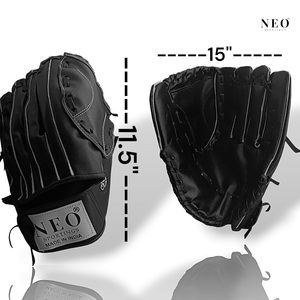 Gants de cricket Mahaplay avec sangle de poignet réglable, cuir antidérapant, respirant, résistant à l'usure, main gauche, unisexe, entraînement - Product Image 1