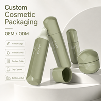 Set Botol Kaca Perawatan Kulit Mewah 120ml 100ml 30ml 50g 4-in-1 untuk Melembapkan & Mencerahkan Wajah