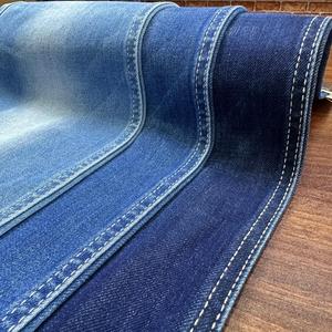 Tela Vaquera Cruda Azul Índigo de Sarga Elástica Personalizada Lizhi XH9012W-3A de 11 oz, Rollo por Yarda para Chalecos y Trajes Vaqueros - Product Image 4