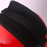 Ballon d'eau gonflable réglable et portable en PVC pour yoga et fitness, ballon médical, kettlebell rouge