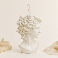 Moule en silicone moderne pour buste de Méduse, pour projets DIY en plâtre, gypse, résine, ornements, pierres aromatiques artistiques, décoration intérieure et cadeaux, vente en gros