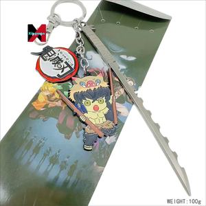 Anime Surrounding <span class=keywords><strong>Ghost</strong></span> Killing Squad Charcoal Ji Langyou Bean Isuke Cute Comic Con Pendant Keychain Knife Button Gift - Product Image 4