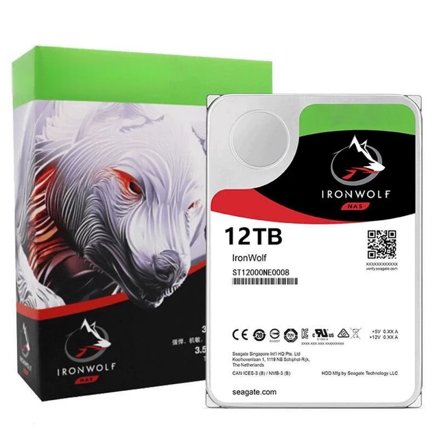ST Pro 12TB NAS Hard Drive 3.5" SATA 6Gb/s 7200RPM 256MB Cache HDD ST12000NT001