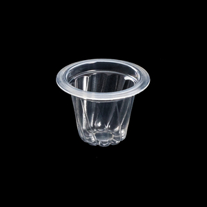 Vente en gros de mini gobelets d'emballage pour pouding à <span class=keywords><strong>la</strong></span> gelée diamètre Phi 30mm gobelets en plastique jetables en PP incurvés transparents en <span class=keywords><strong>spirale</strong></span> - Product Image 1
