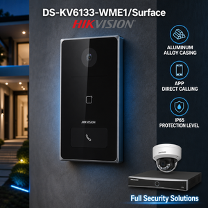 <span class=keywords><strong>HIK</strong></span> DS-KV6133-WME1/Surface - Estación de Puerta IP de 2MP para Villa, PoE, IP65, Aleación de Aluminio, Intercomunicador para Exteriores con Llamada por Aplicación <span class=keywords><strong>Hik</strong></span>-<span class=keywords><strong>Connect</strong></span> - Product Image 1