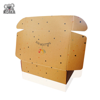 Boîte en papier Kraft de luxe, couleur personnalisée, 50 pièces