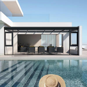 Solárium de Aluminio Resistente EBON para Techo Plano, de Lujo, con Doble Vidrio Aislante, para Jardín, Villa, Espacios Exteriores - Product Image 3