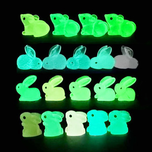 Adornos de Iluminación para Micropaisajes, Pequeños Animales de Resina, Adornos Luminosos, Conejos y Cachorros, Accesorios DIY para Escritorio - Product Image 3
