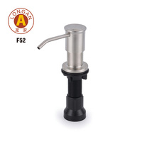 Distributeurs de savon liquide pour cuisine en marbre et acier inoxydable 304 de 500 ml avec pompe pour usage domestique