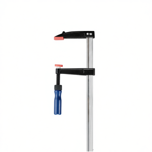 Abrazadera Fervi para carpintería, barra de acero de 100 mm, herramienta de sujeción resistente para trabajar la madera - Product Image 2