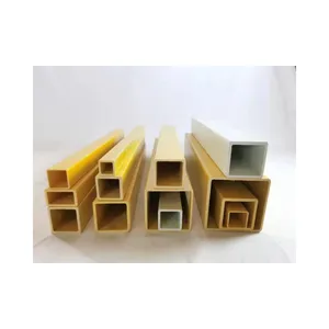 Profiles For Construction Frp Rectangular Tube Pultrusion Fiberglass Factory Supply High Quality Customized Pultrusion Process