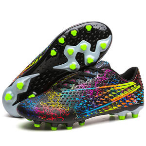 Vente directe d'usine, chaussures de football à lacets de haute qualité, chaussures de football à tige basse antidérapantes pour hommes, plusieurs couleurs, Chuteira - Product Image 1