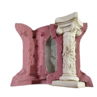 Vente directe en plastique jardin Sculpture ciment et caoutchouc moules béton Statues Pot de fleur moule pour fibre de verre Silicone matériel