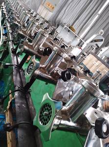 Электрический Свинина Куриное Мясо дорожный машина HR-8 коммерческое использование Мясорубка продукта полый конъюгированный силиконизированный полиэстер решений волокно машины машина для производства - Product Image 3