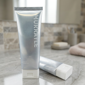 หลอดอลูมิเนียมพลาสติกสำหรับเครื่องสำอาง MURRAYLE พร้อมฝาปิดแบบ Oval พิมพ์โลโก้ด้วยเทคนิค Silkscreen บรรจุภัณฑ์ครีมกำจัดขนแบบเปล่า 120 กรัม - Product Image 4