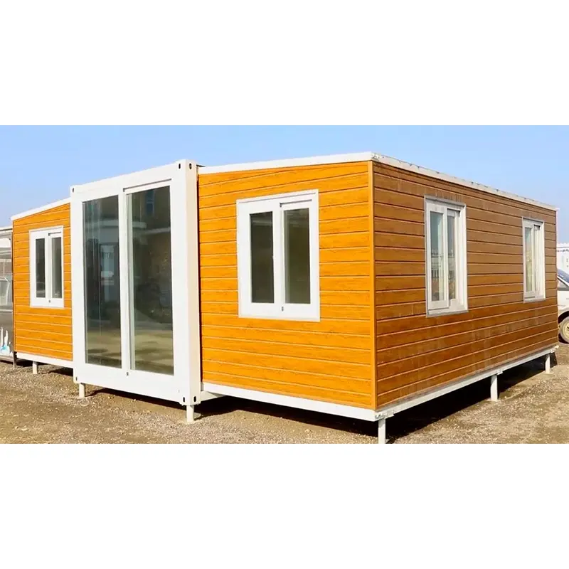 Wholesale price folding container expandable house modular homes stackable foldable container house