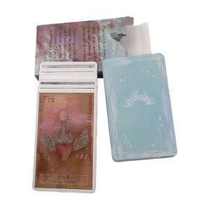 Cartes de jeu Oracle personnalisées en gros, design de dessin animé, jeux de cartes, impression personnalisée, cartes de tarot en papier, 78 jeux pour débutants - Product Image 6