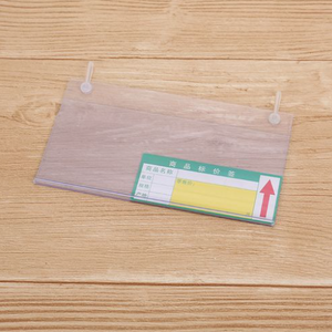 Profilo in <span class=keywords><strong>PVC</strong></span> Estruso Trasparente, Portaetichette a U in <span class=keywords><strong>PVC</strong></span> per Scaffali di Supermercato - Product Image 3