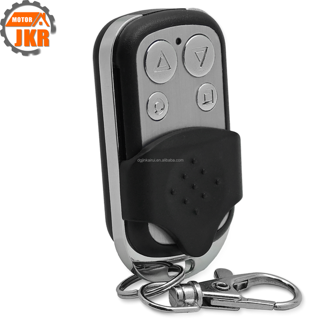 Secure Code Control 433MHz Remote Duplicator and Cloner 4CH Black Metal Casing Waterproof Plastic for Access Device Pairing