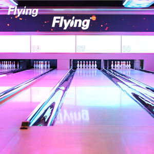 Centro di Intrattenimento Completo per <span class=keywords><strong>Bowling</strong></span> per Adulti e <span class=keywords><strong>Bambini</strong></span>, Pista Professionale con Sistema di Posizionamento Birilli Certificato USBC - Product Image 6