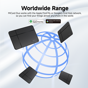 MiLi MiCard Pro: Tarjeta Inteligente <span class=keywords><strong>de</strong></span> Plástico con Carga Inalámbrica y Localizador para <span class=keywords><strong>Google</strong></span> Find My Device, Sistema Dual - Product Image 6