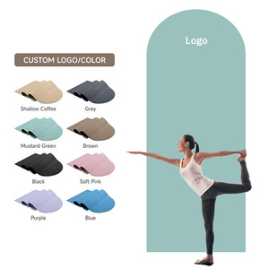 Tapis de <span class=keywords><strong>yoga</strong></span> incurvé en caoutchouc naturel de haute qualité, antidérapant, anti-déchirure, en caoutchouc PU, pour l'entraînement à domicile - Product Image 5