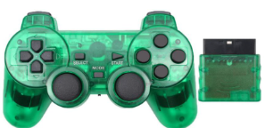 Factory In-stock P208T PS2 Compatible Dual Vibration <strong>2</strong>.4G Wireless Gaming Controller with Colorful Transparent Design - Product Image 2