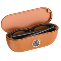 Gafas Inteligentes con Cámara 1080P para Grabación de Vlogs, Pantalla LED Digital, Estuche de Carga con Banco de Energía, Traducción en Tiempo Real por IA