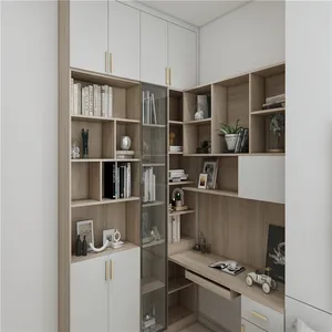 ZUNYA New Modern Design Bookcase made from melamine faced PB