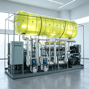 High Quality Carbon Dioxide Recycle Plant 150kWh Dry Ice <b>Gas</b> CO2 <b>Gas</b> <b>Generator</b> Machine with Storage Tank - Product Image 1