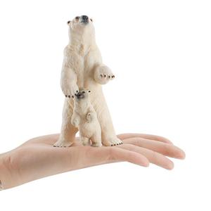 Modèle d'ours polaire arctique réaliste Xinhen, modèle de simulation transfrontalier, ours jeune solide et debout, grand et blanc, Océan - Product Image 2
