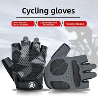 Guantes Deportivos Personalizados de Fábrica, Guantes de Gimnasio y Fitness de Medio Dedo, Transpirables, con Acolchado Antideslizante en la Palma, Muñequera Ajustable, Venta al Por Mayor OEM