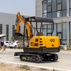 สำหรับรถขุดขนาดเล็ก 2.2 ตัน พร้อมเครื่องยนต์ที่ได้มาตรฐาน EPA แขนหมุนด้านข้างและระบบไฮดรอลิกแบบตีนตะขาบ สำหรับใช้งานบนถนนในชนบท - Product Image 5