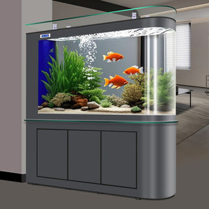ตู้ปลาขนาดกลางถึงขนาดใหญ่รูปทรงกระสุนพร้อมฟังก์ชันการกรองด้านล่างและระบบนิเวศที่ขับเคลื่อนด้วยอากาศ - Product Image 1