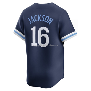 เสื้อเบสบอลอเมริกันปักลายขายส่ง แคนซัส <span class=keywords><strong>ซ</strong></span>ิตี้ รอยัล # 7 บ็อบบี้ วิท จูเนียร์ # 13 <span class=keywords><strong>ซ</strong></span>ัลวาดอร์ <span class=keywords><strong>เป</strong></span><span class=keywords><strong>เร</strong></span><span class=keywords><strong>ซ</strong></span> 16 โบ-แจ็คสัน ชุดซอฟต์บอล - Product Image 6